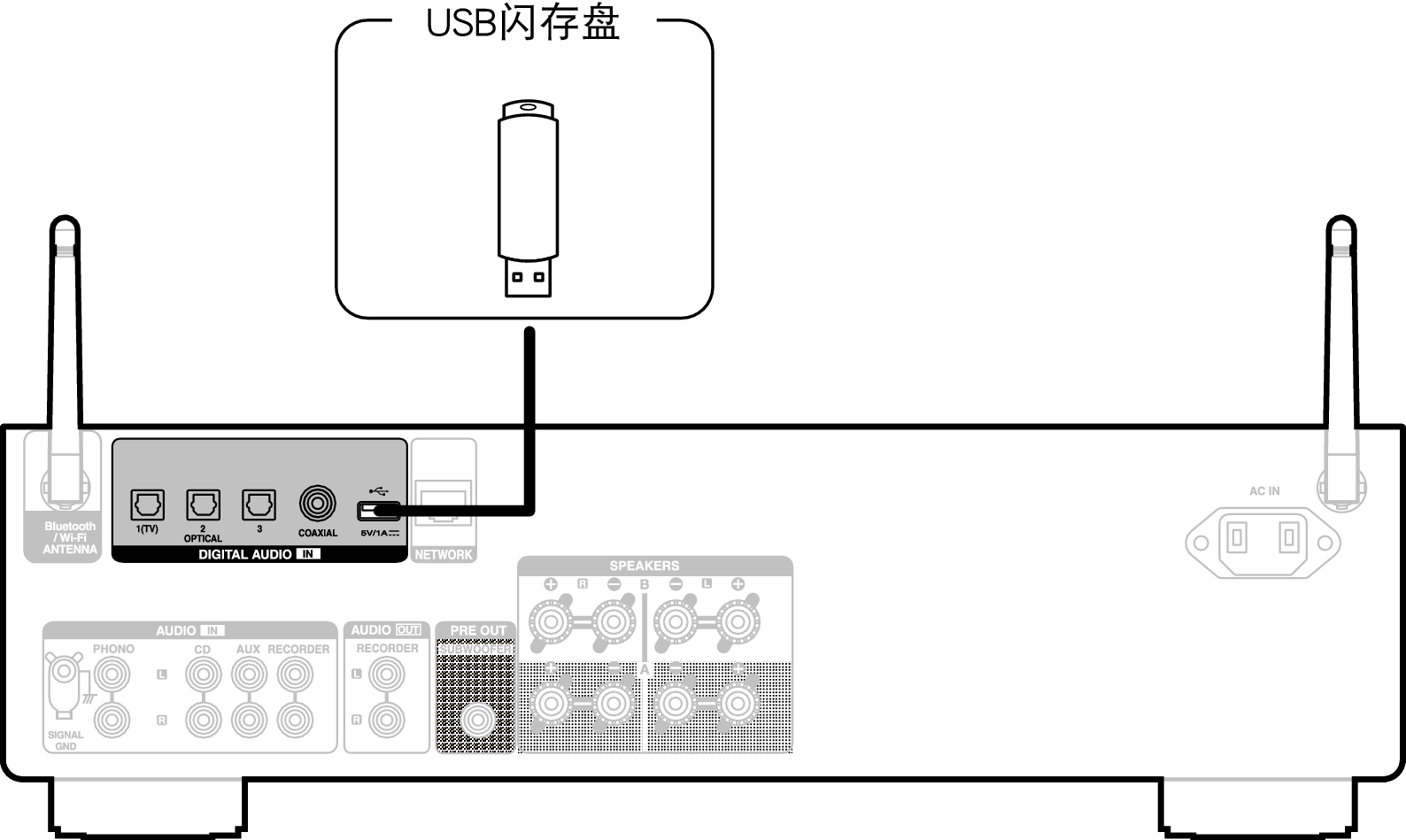 Conne USB PMA900HNE
